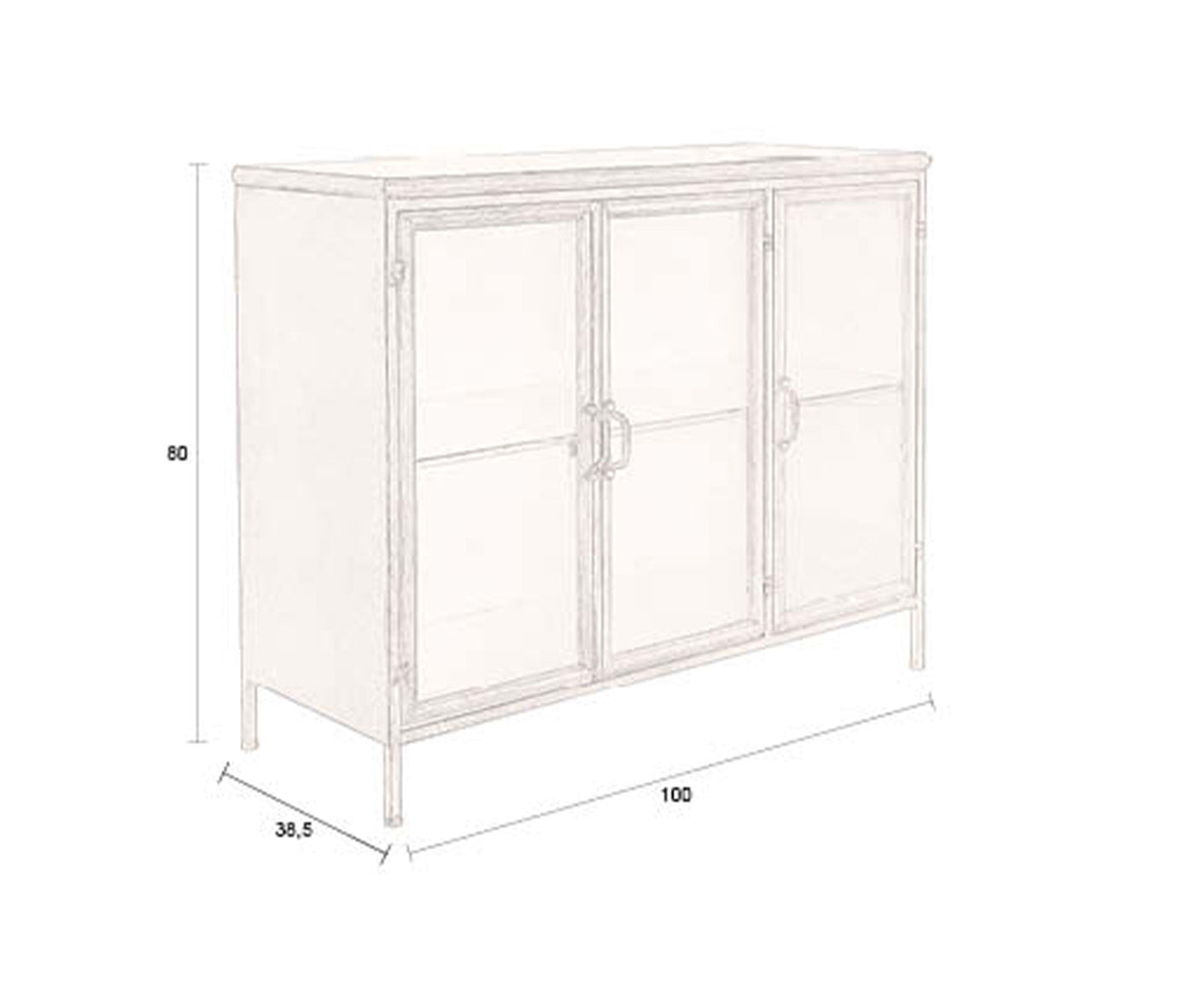 Gertlush Sideboard Gold