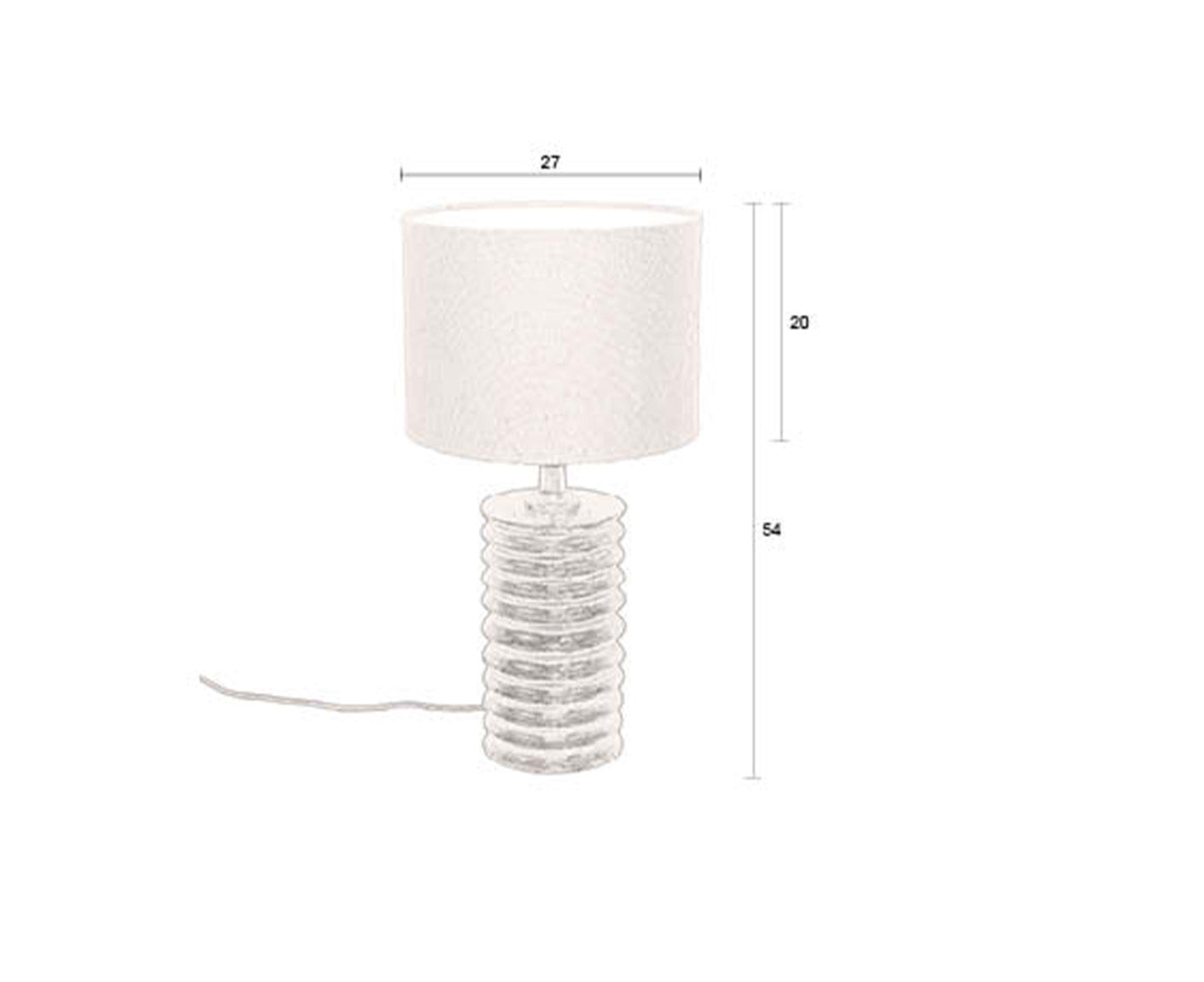 Yalu Tischleuchte Tischlampe Schwarz