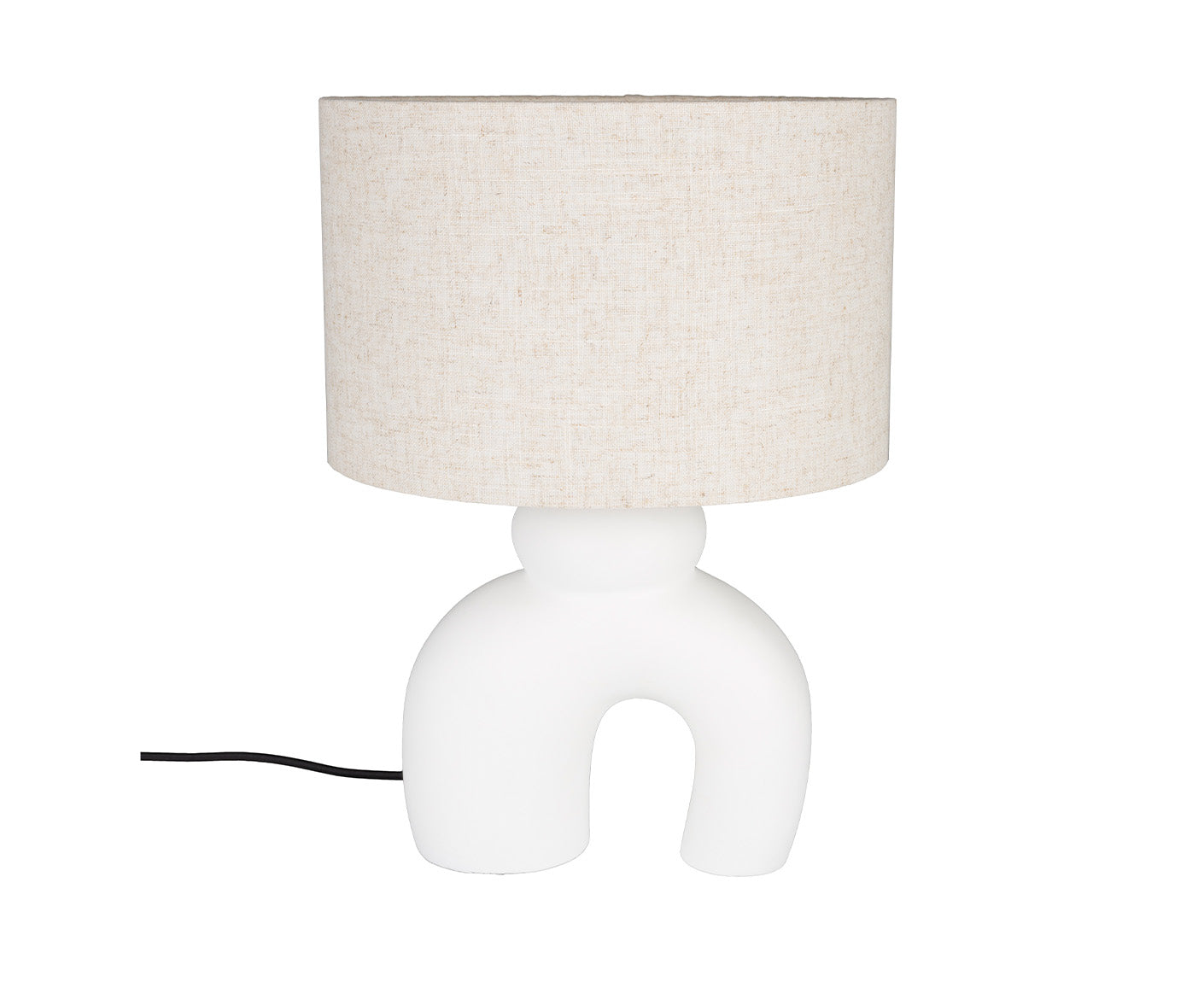 Bibi Tischleuchte Lampe Weiß Keramik