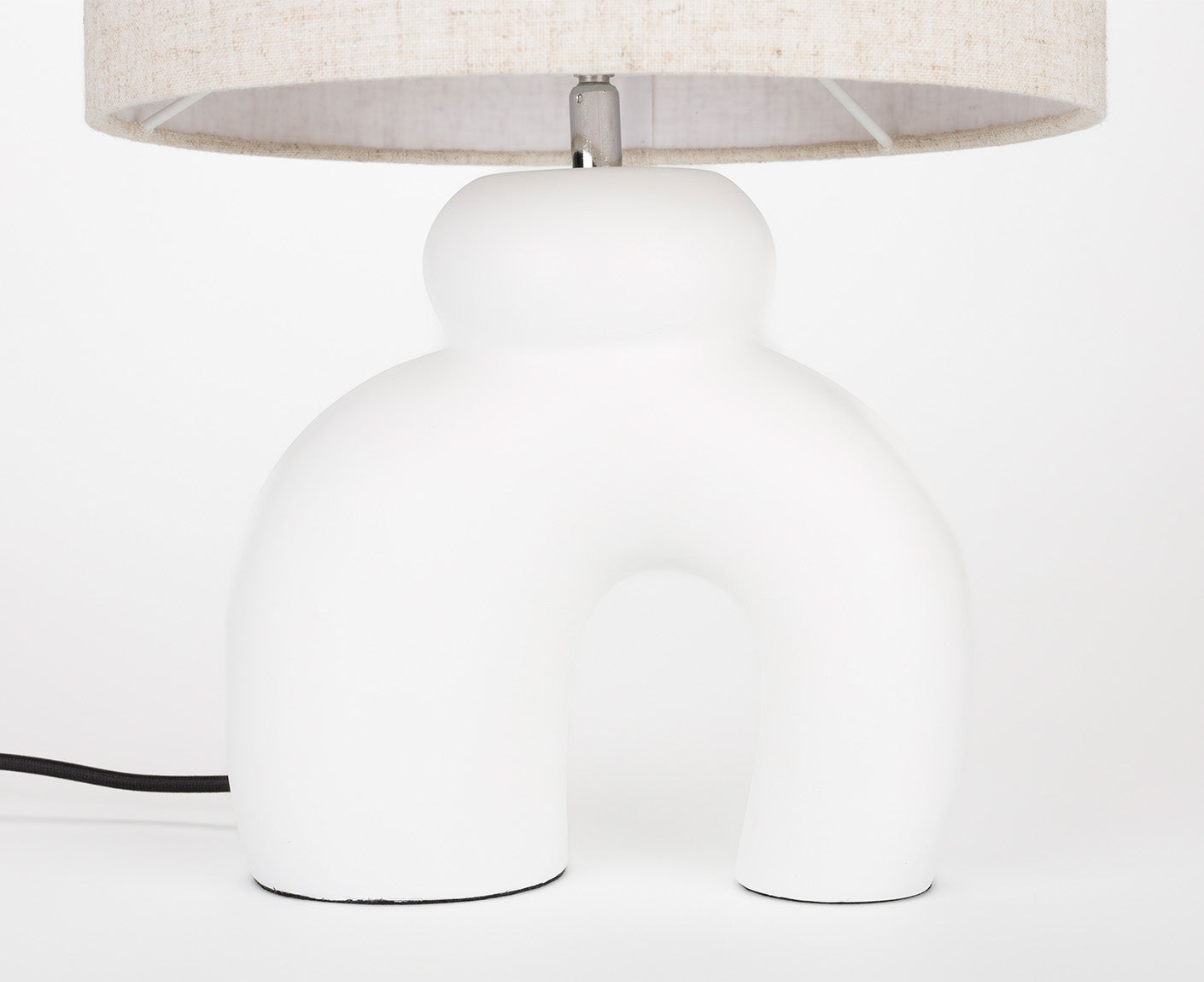 Bibi Tischleuchte Lampe Weiß Keramik