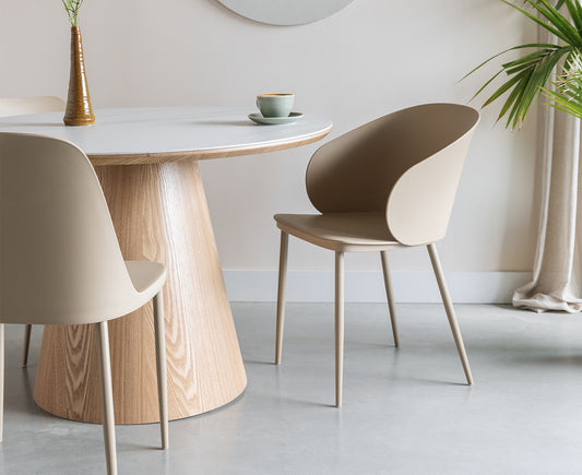 Gigi Esstimmerstuhl 2er Set Weiß
