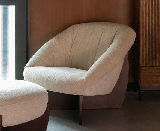 Emilius Loungesessel Beige