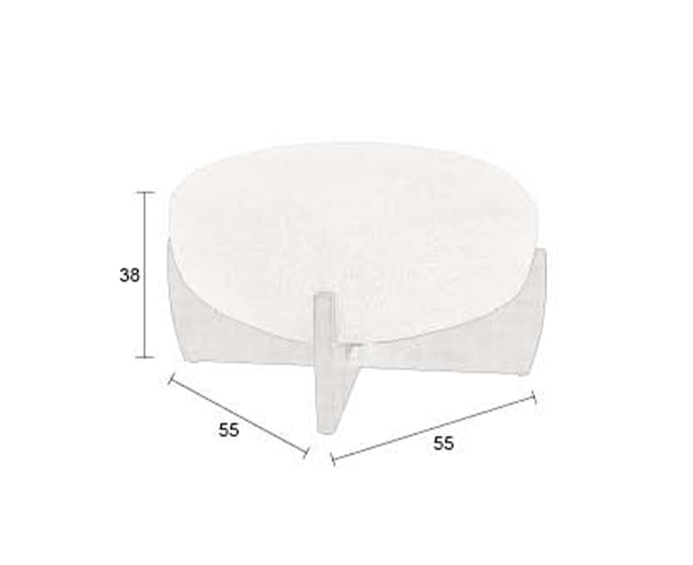 Emilius Hocker Beige