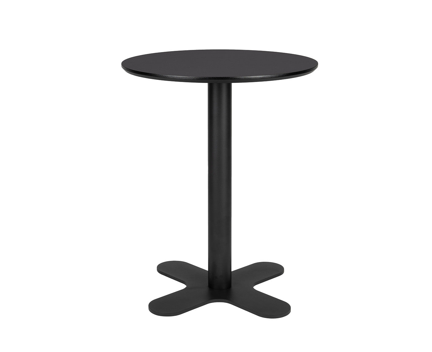 Sanjay Bistrotisch Ø80 cm Schwarz