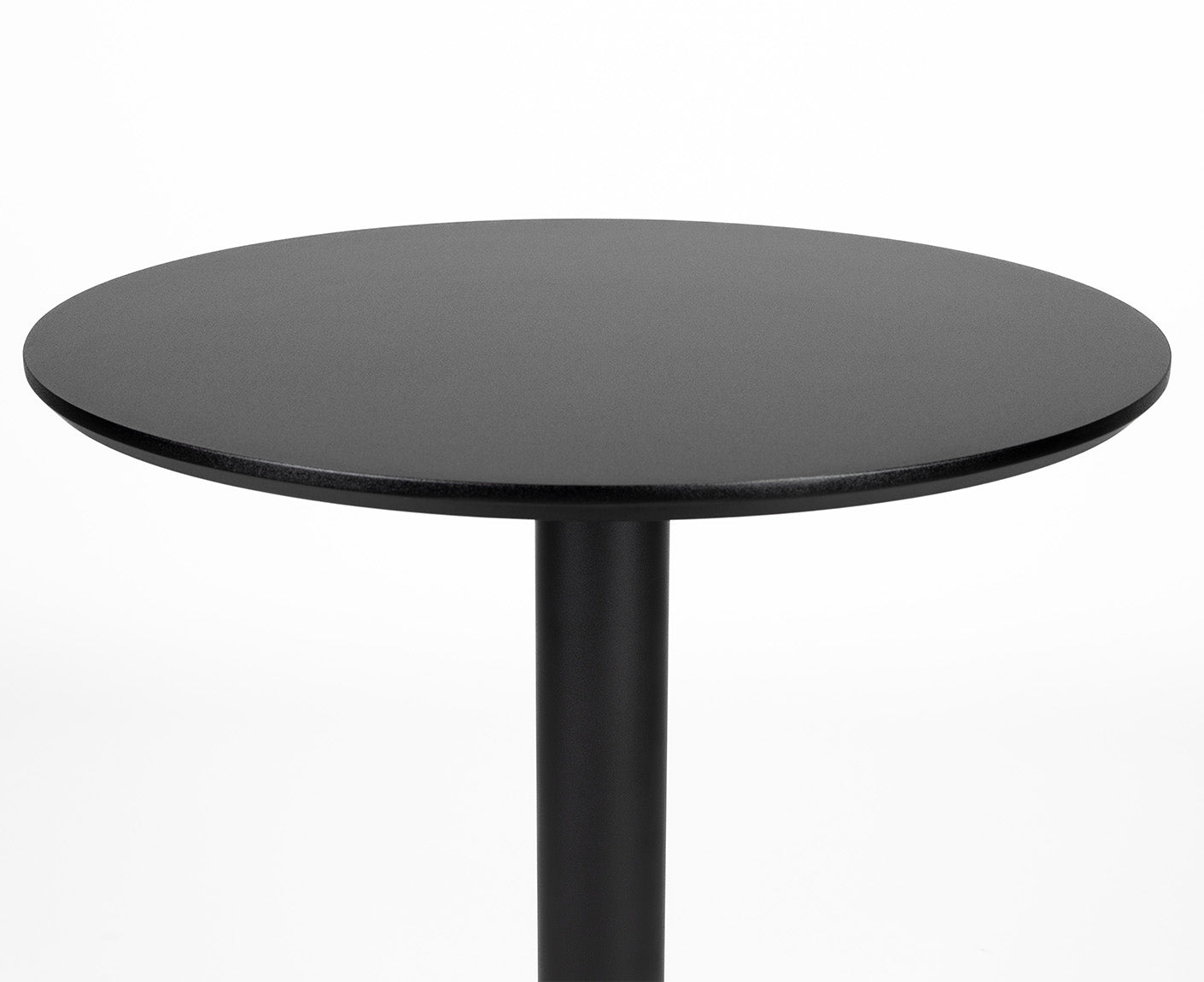 Sanjay Bistrotisch Ø80 cm Schwarz