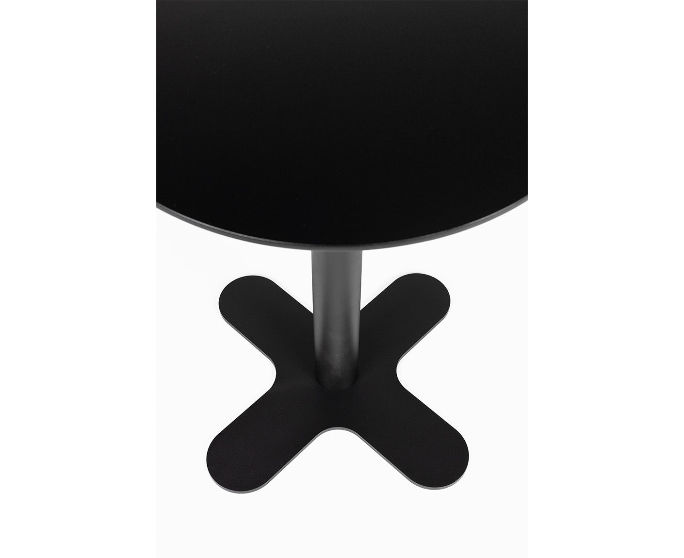Sanjay Bistrotisch Ø80 cm Schwarz