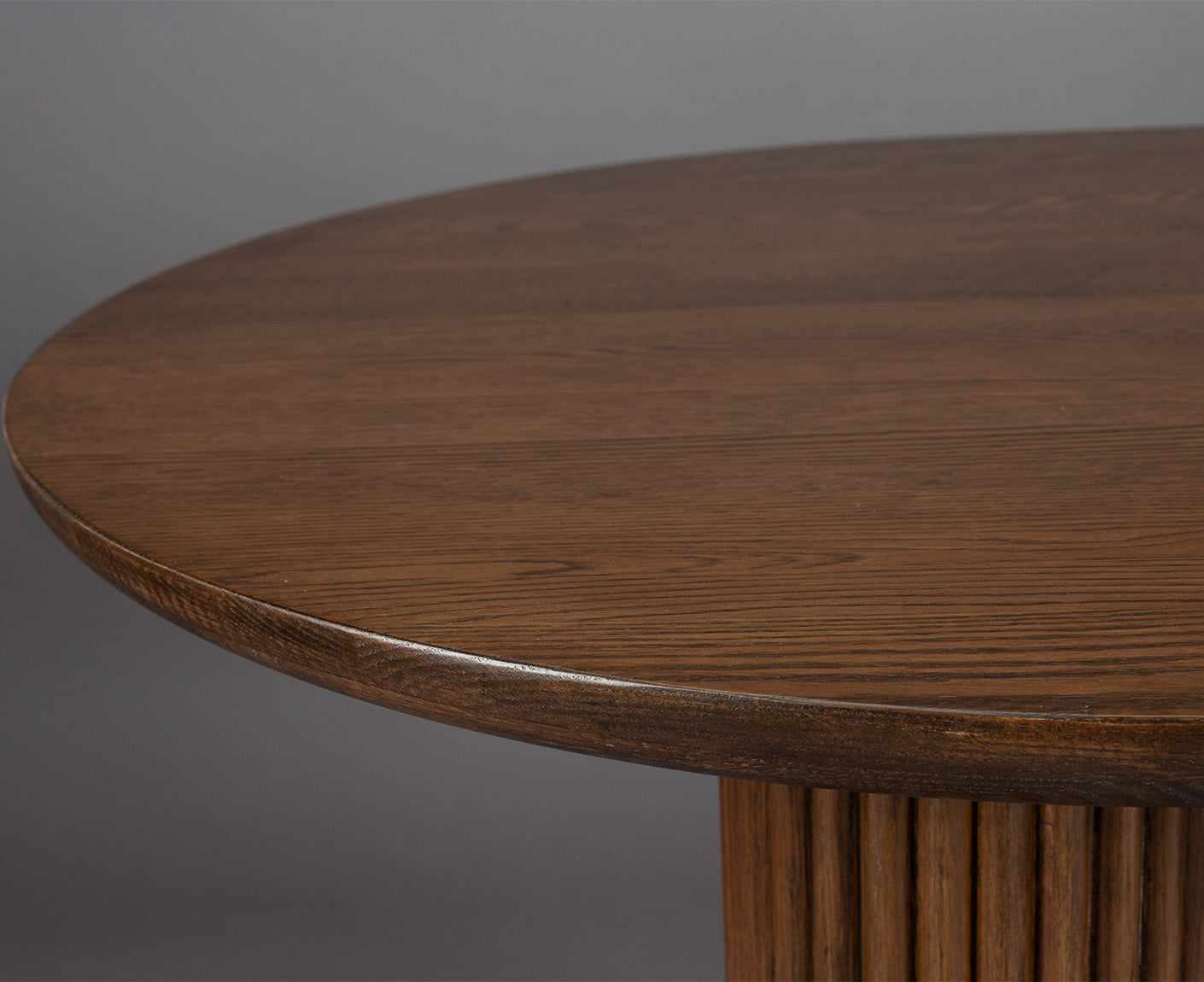 Dean Esstisch 220x90 cm Massivholz Eiche Braun