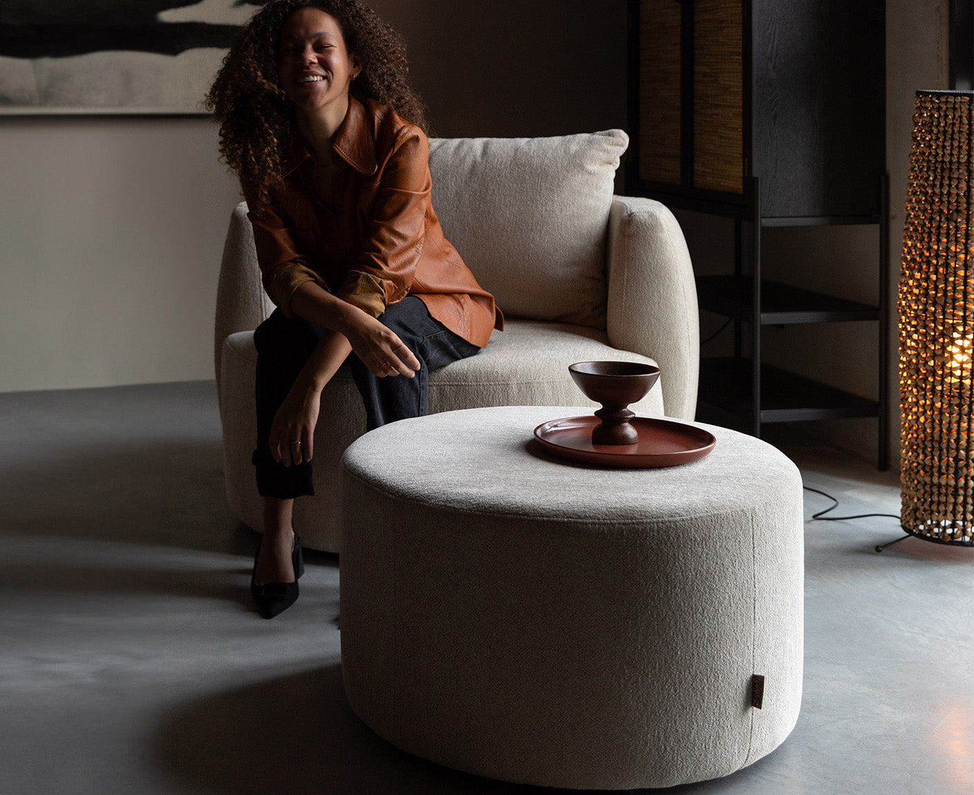 Rocca Pouf Hocker