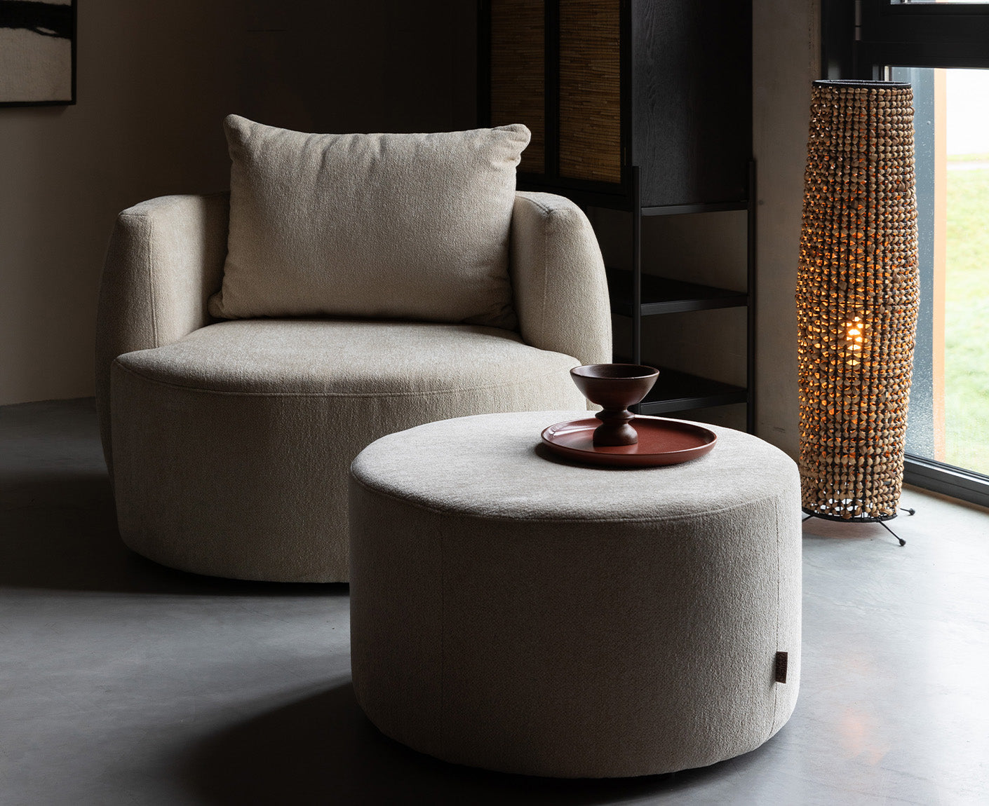 Rocca Pouf Hocker