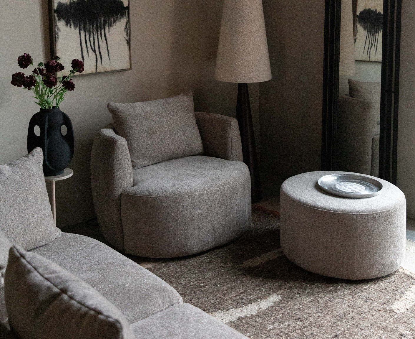 Rocca Pouf Hocker