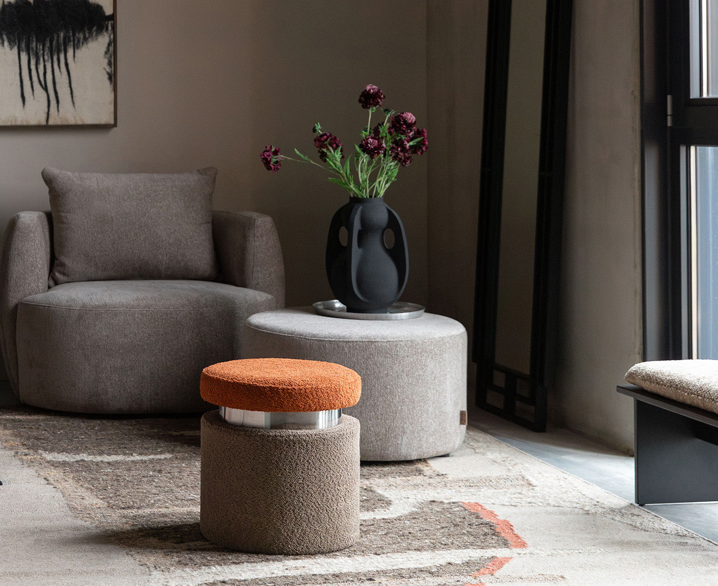 Rocca Pouf Hocker