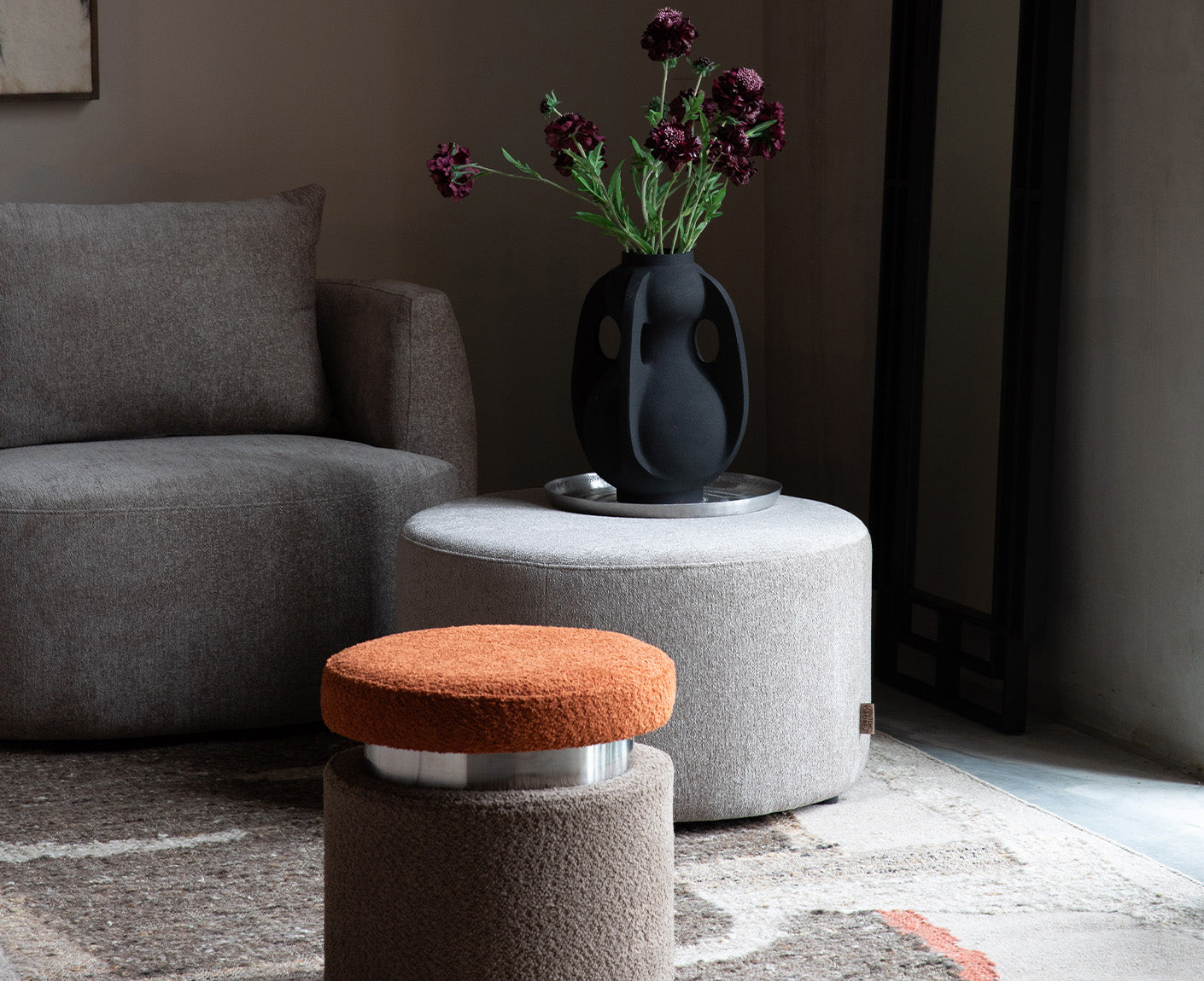 Rocca Pouf Hocker