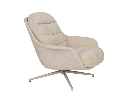 Philly Loungesessel drehbar, Beige