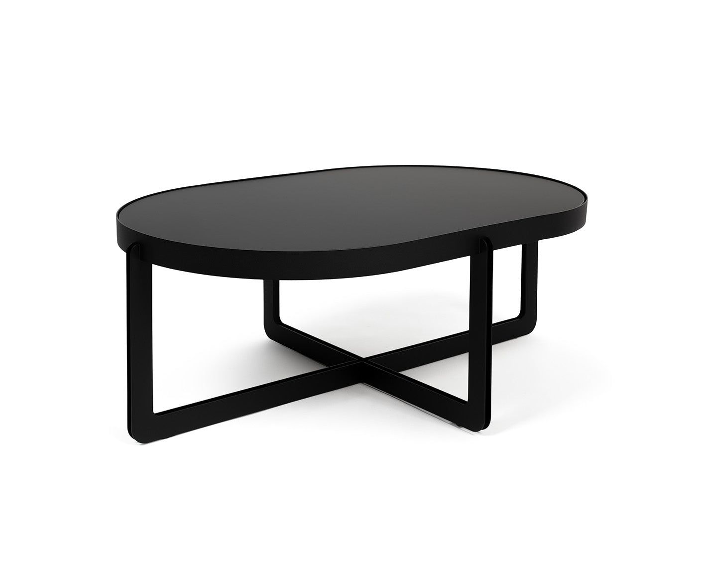 Centre Couchtisch Oval 102 x 68 cm