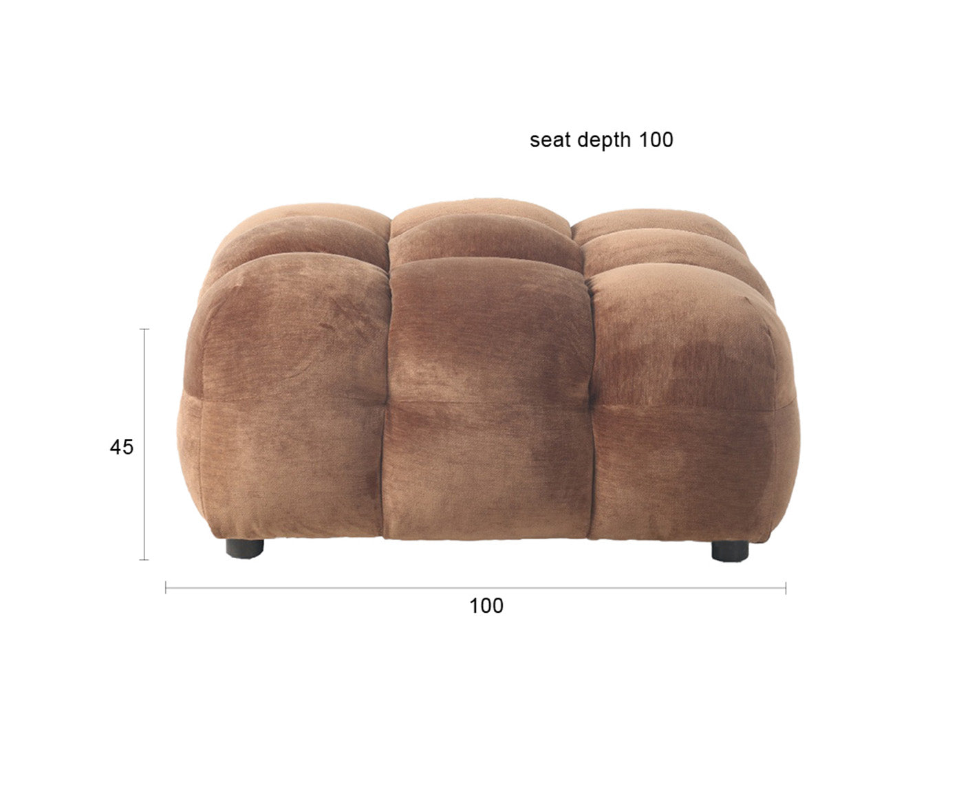 Hackman Hocker Velours