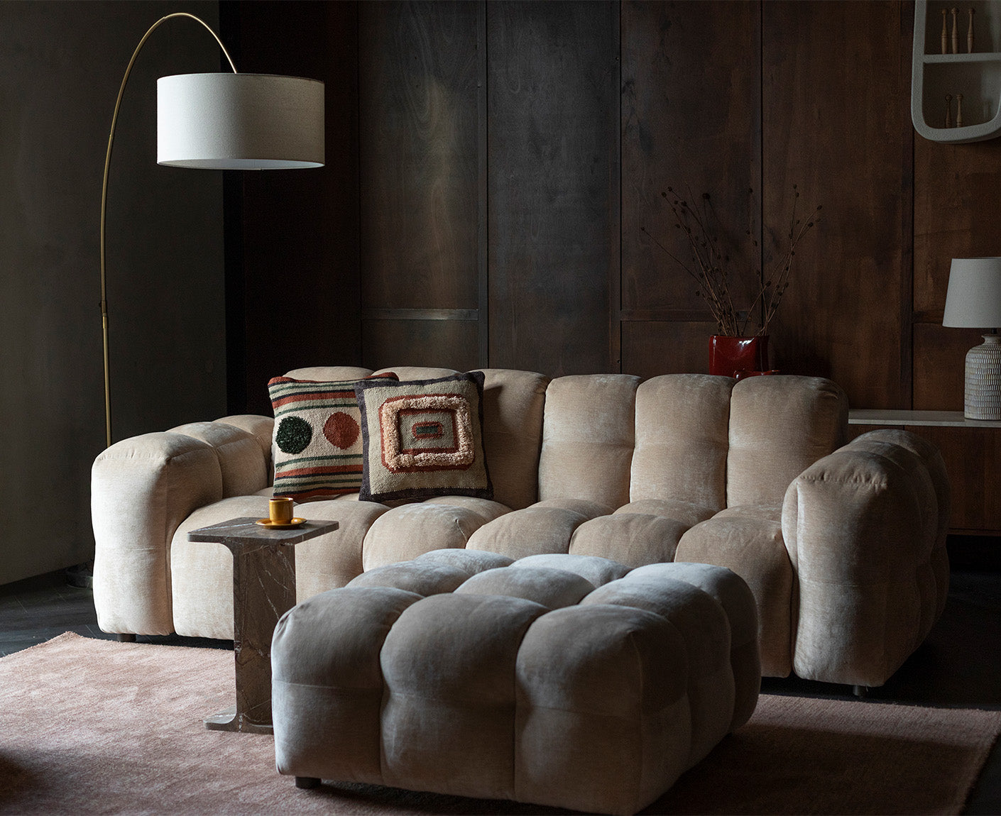 Hackman Sofa 3-Sitzer Velours