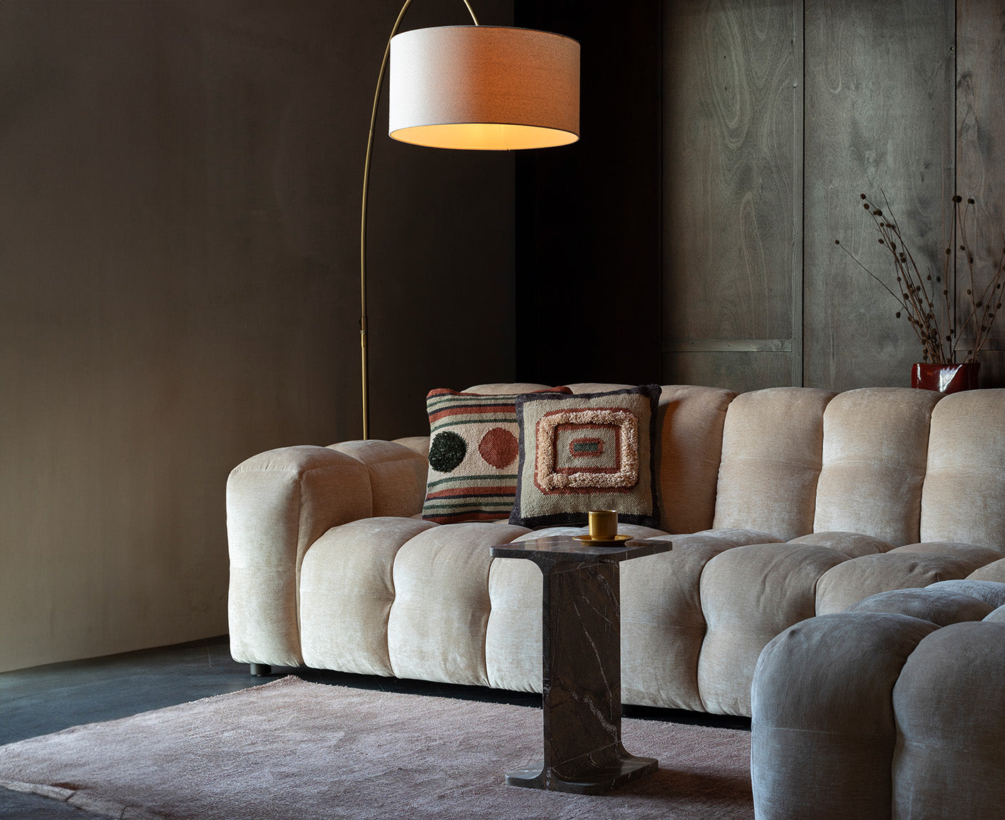 Hackman Sofa 4,5-Sitzer Velours
