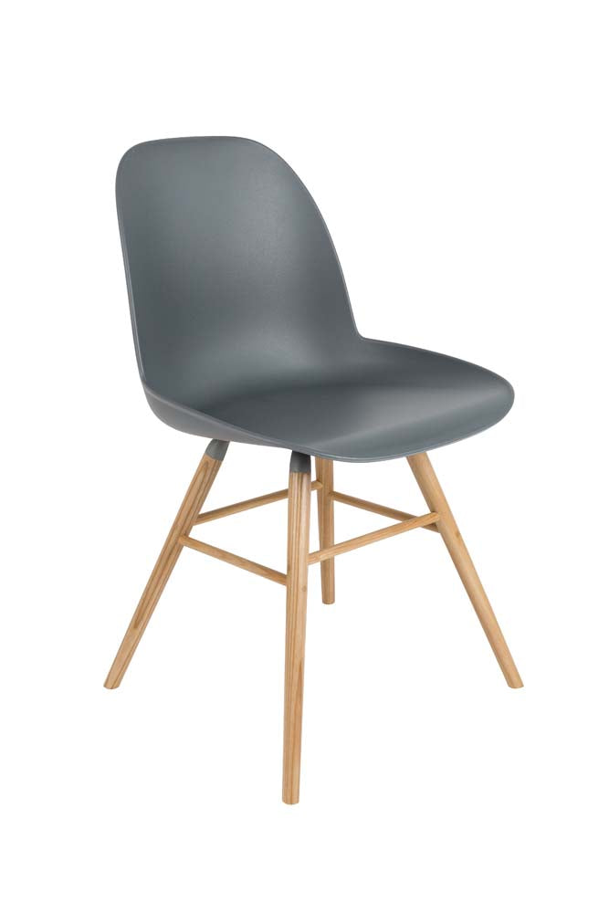 Albert Kuip 2-er Set Stühle Dunkelgrau
