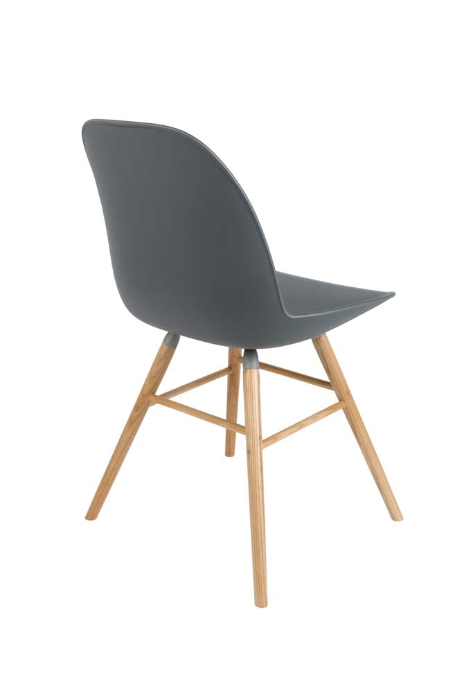 Albert Kuip 2-er Set Stühle Dunkelgrau