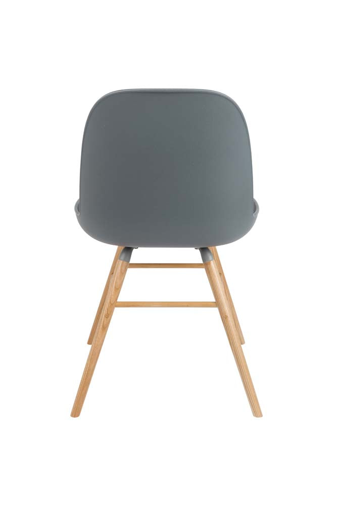 Albert Kuip 2-er Set Stühle Dunkelgrau