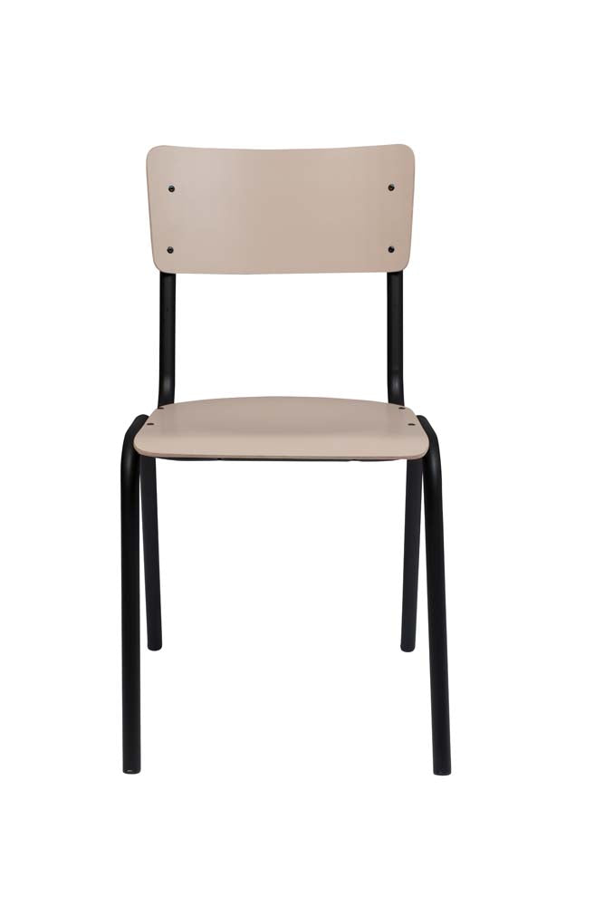 Back to School 4-er Set Stühle mit HPL-Deckschicht Beige