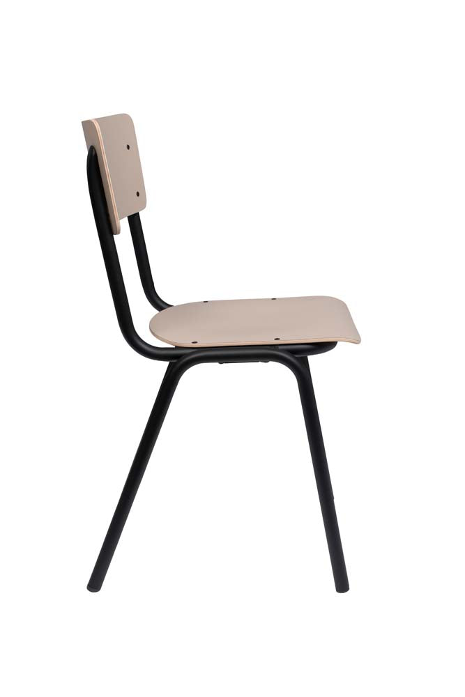 Back to School 4-er Set Stühle mit HPL-Deckschicht Beige