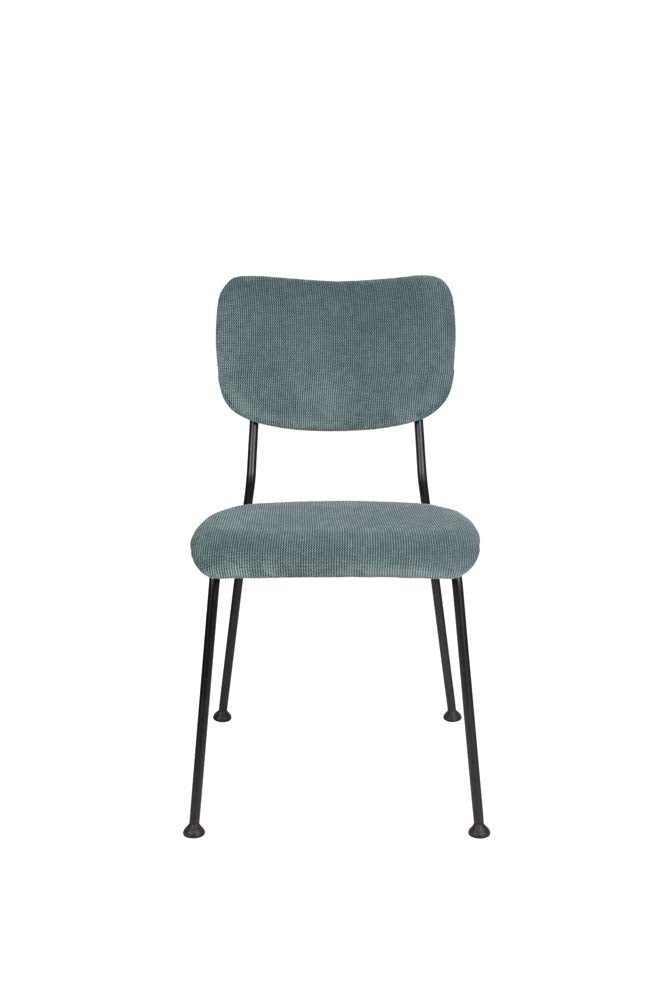Benson 2-er Set Stühle Grau/Blau