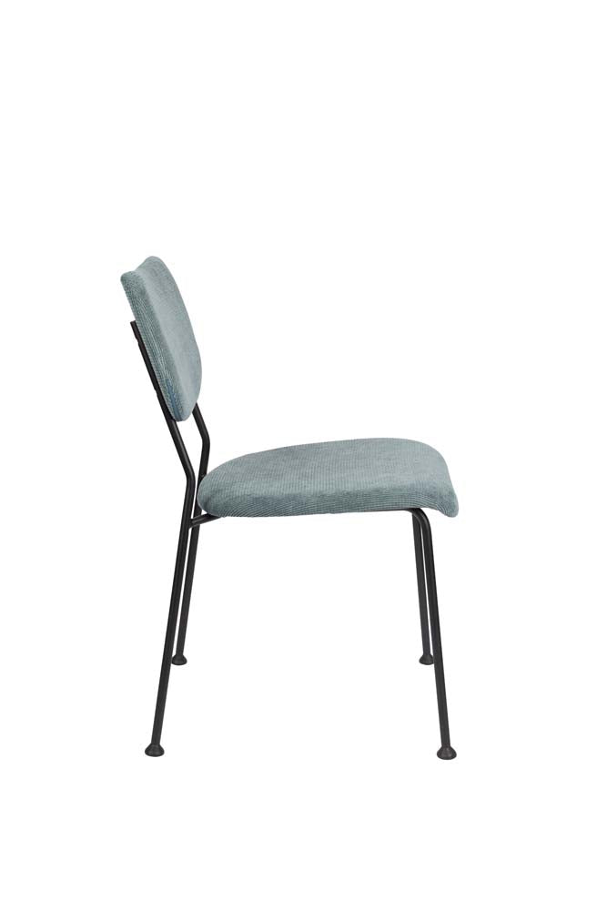Benson 2-er Set Stühle Grau/Blau