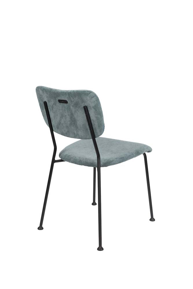 Benson 2-er Set Stühle Grau/Blau