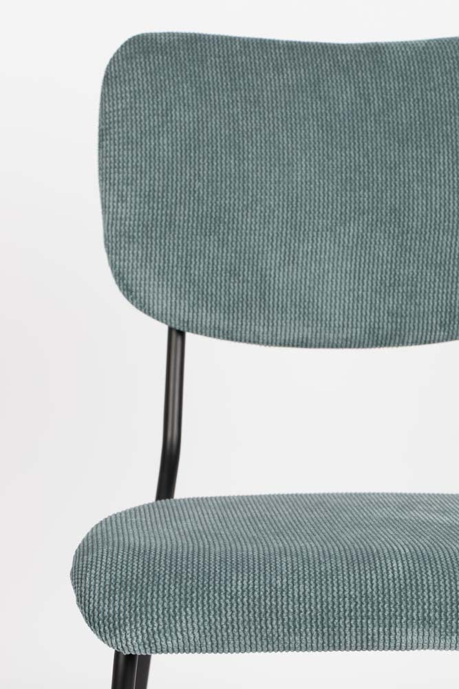 Benson 2-er Set Stühle Grau/Blau