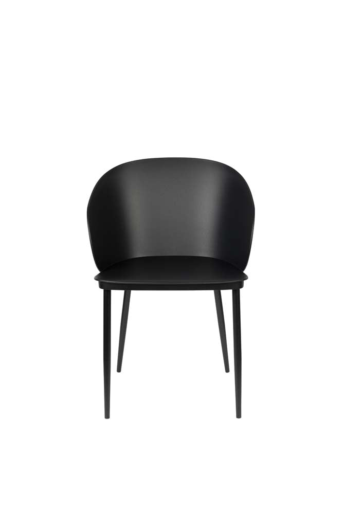 Gigi 2-er Set Stühle Schwarz