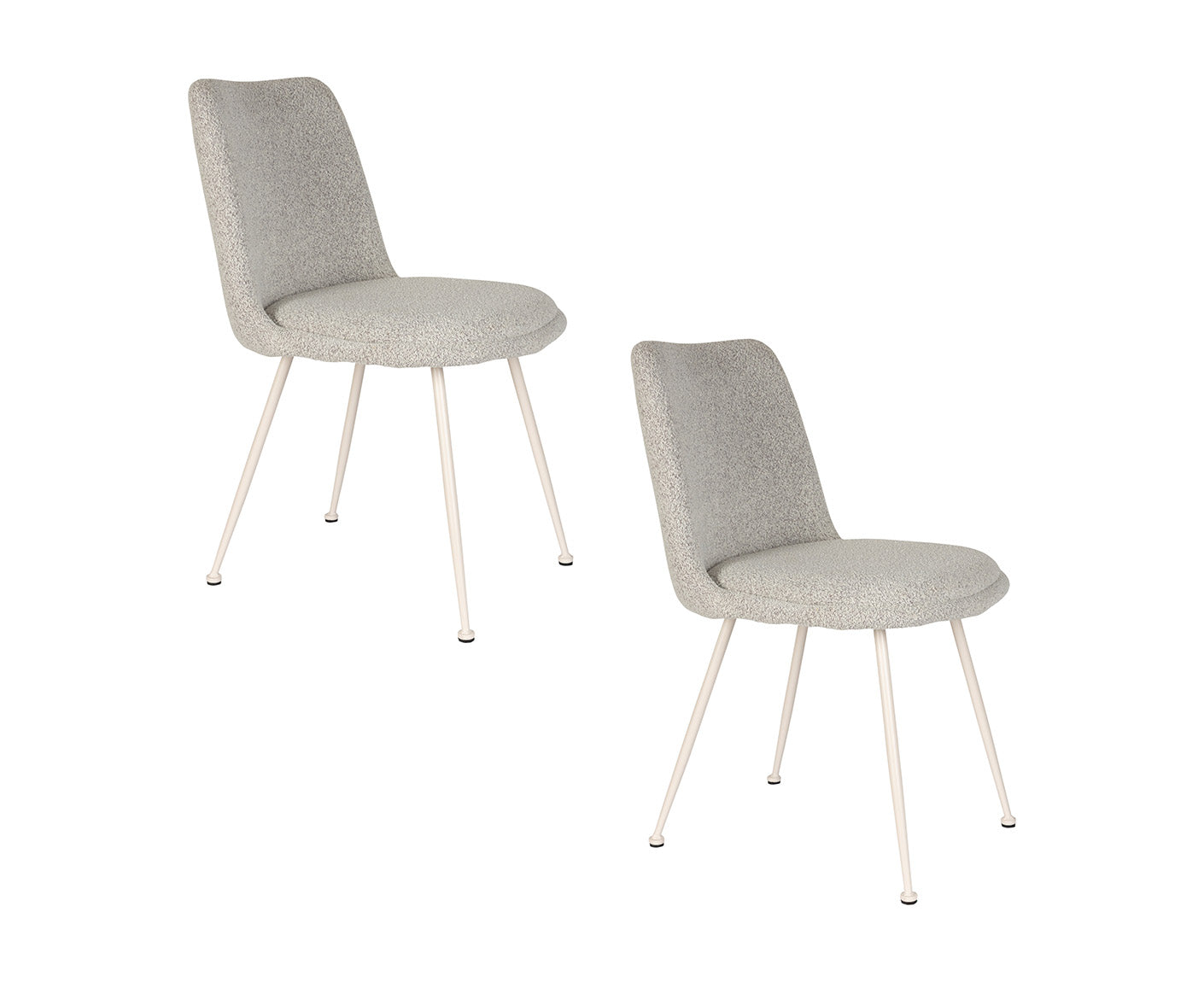 Fijs Esszimmerstuhl Bouclé 2er Set