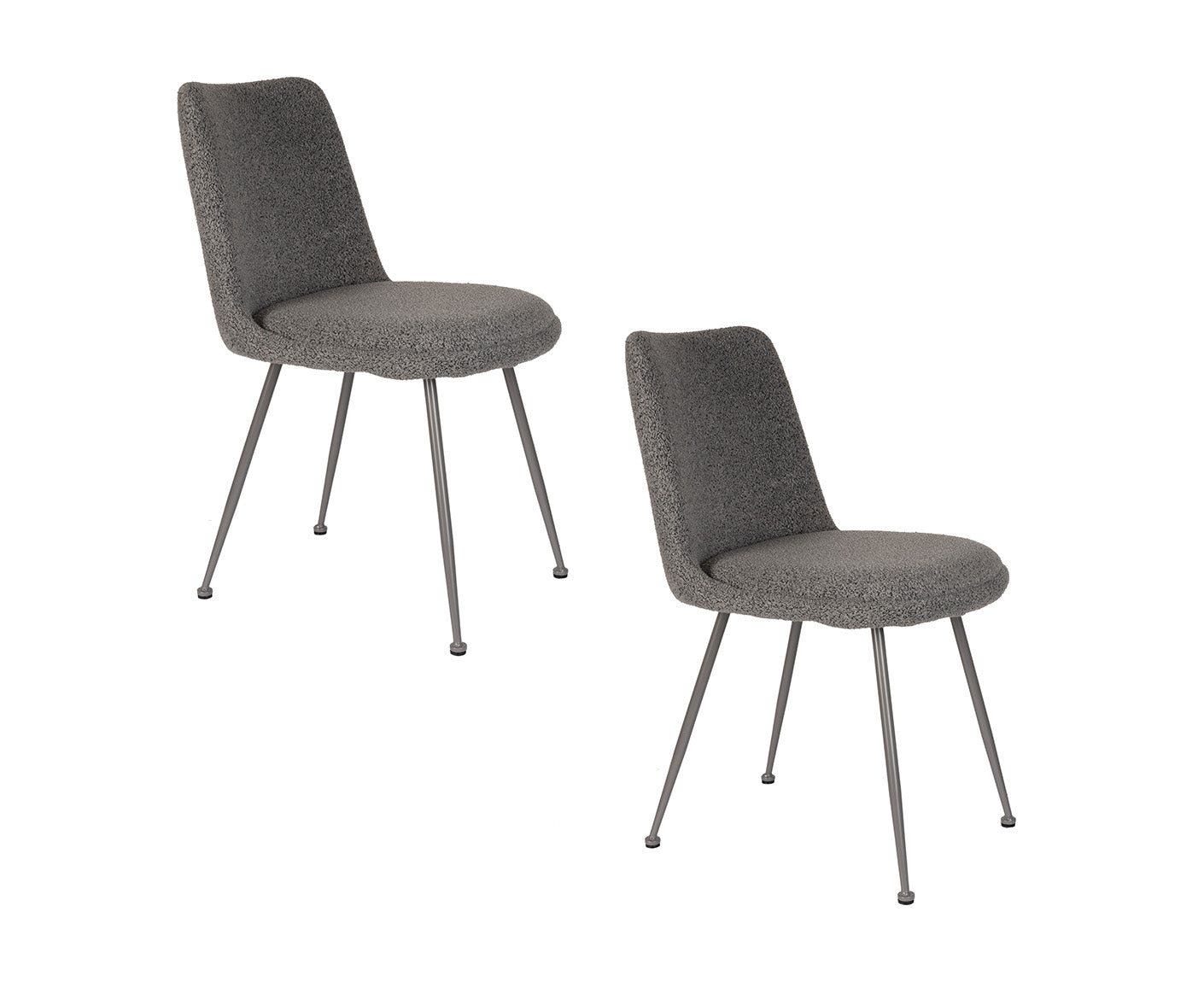 Fijs Esszimmerstuhl Bouclé 2er Set