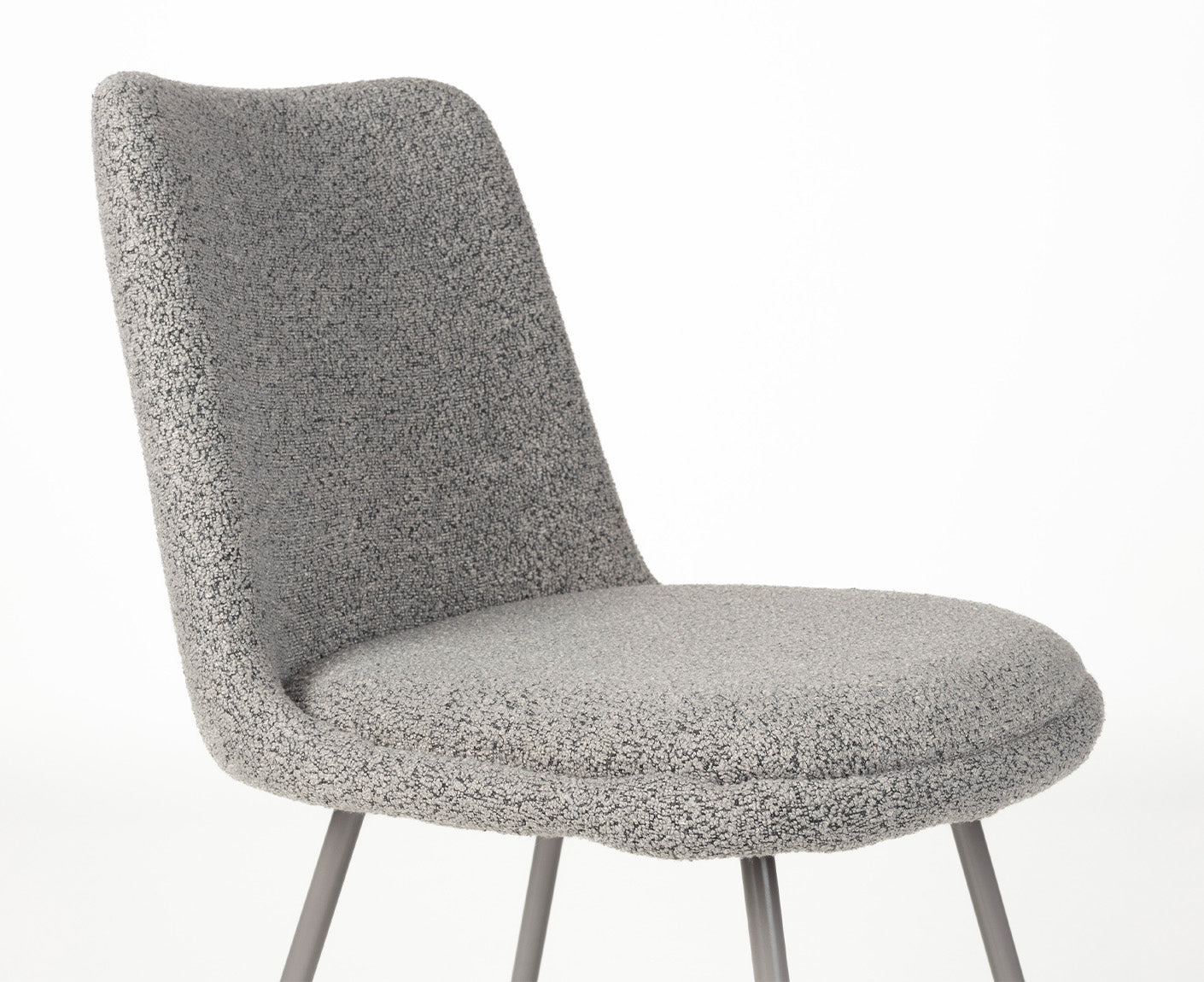 Fijs Esszimmerstuhl Bouclé 2er Set