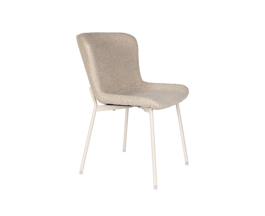 Marion Esszimmerstuhl Weiß Bouclé 2er Set