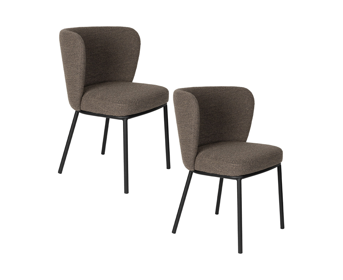 Guus Esszimmerstuhl Bouclé 2er Set