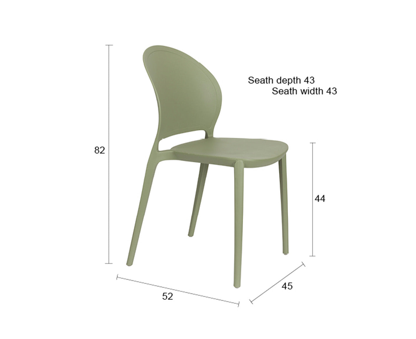 Sjoerd Gartenstuhl 4er Set