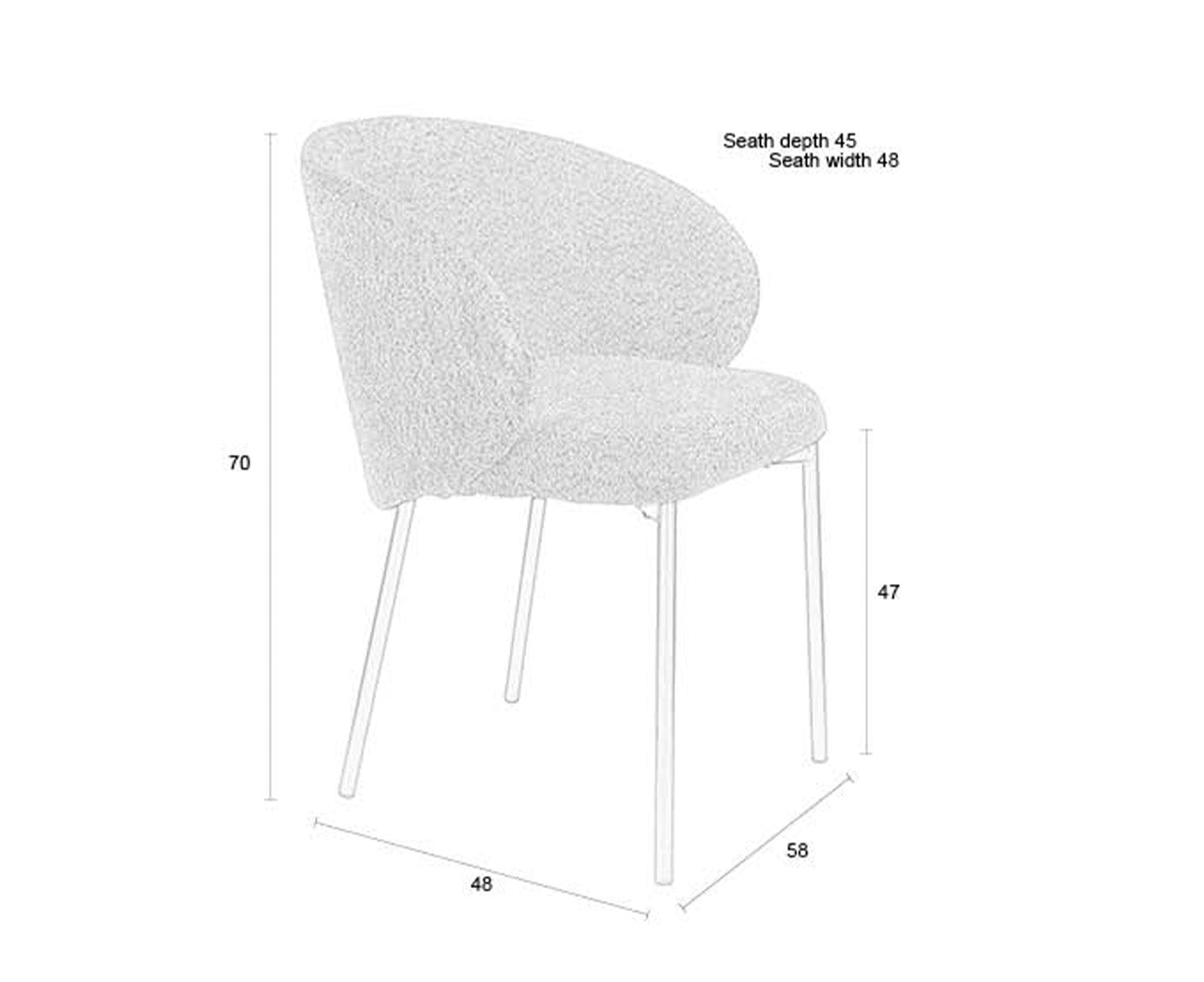 Ayle Esszimemrstuhl 2er Set