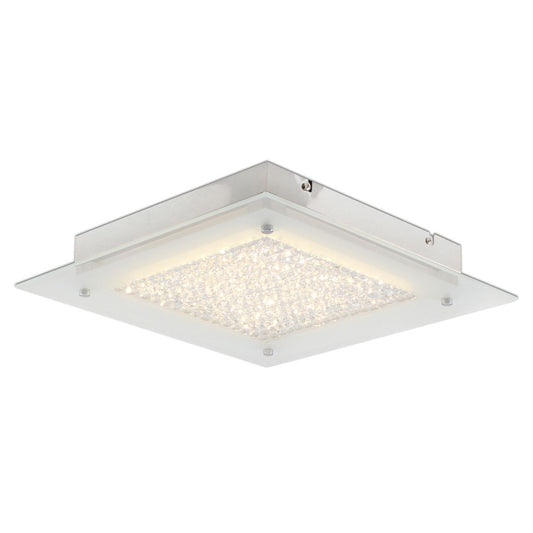 Glasgow Deckenleuchte LED 36x36cm Chrom - Voelpe