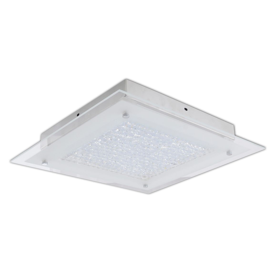 Glasgow Deckenleuchte LED 36x36cm Chrom - Voelpe