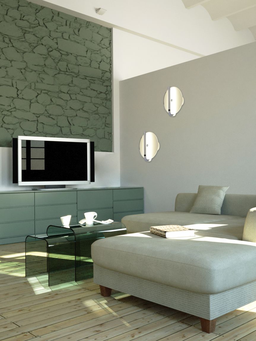 Lucca Deckenleuchte LED Ø20cm Silber - Voelpe