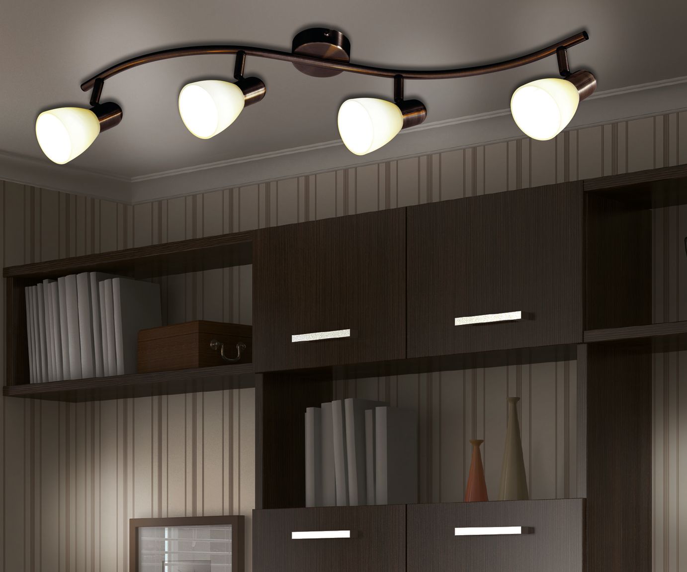 Mestre Spot  67x12cm Braun - Voelpe