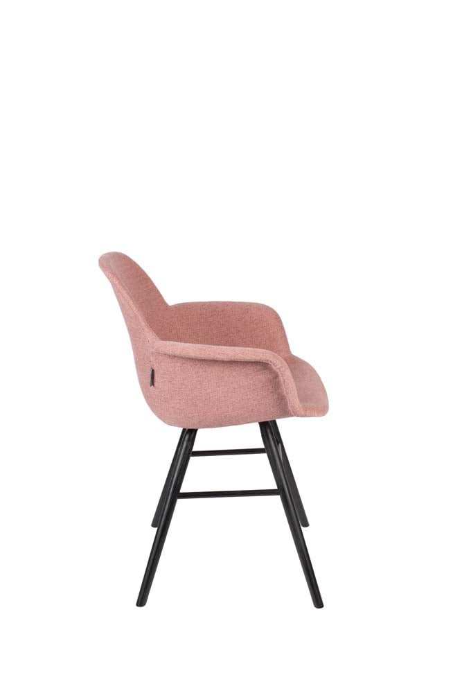 Albert Kuip 2-er Set Soft Armlehnstühle Rosa