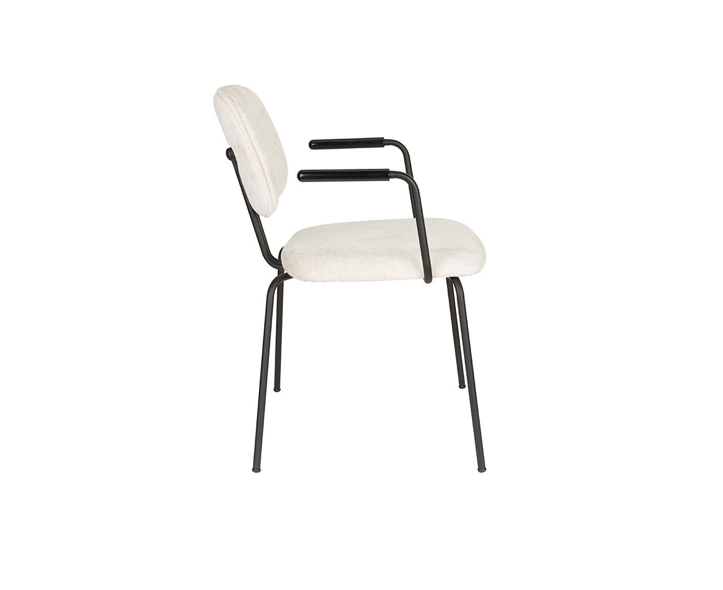 Bouton Armlehnenstuhl 2er Set Bouclé