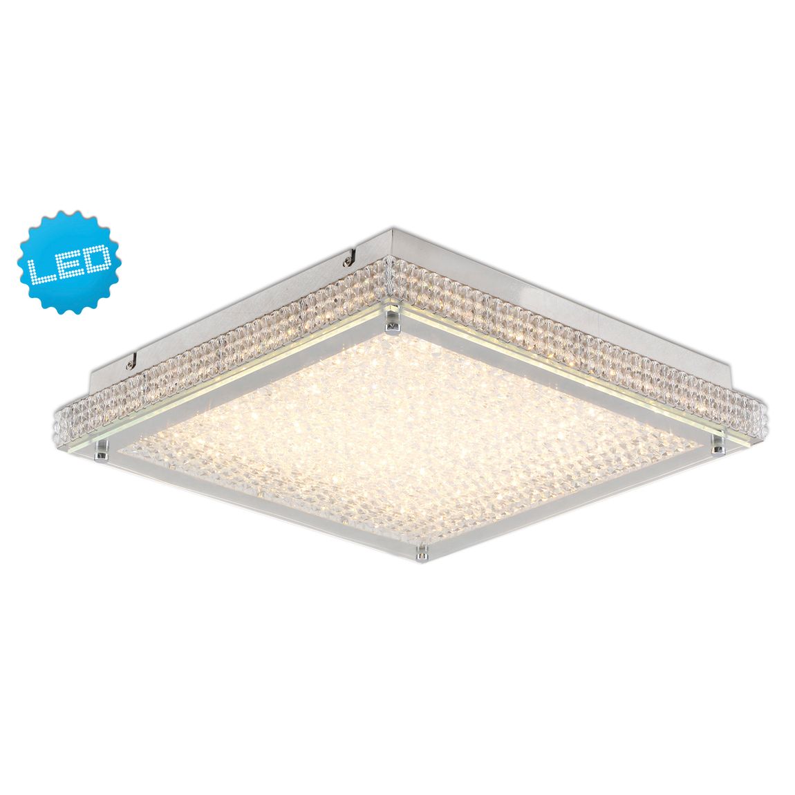 Madrid Deckenleuchte LED Ø39cm Klar - Voelpe