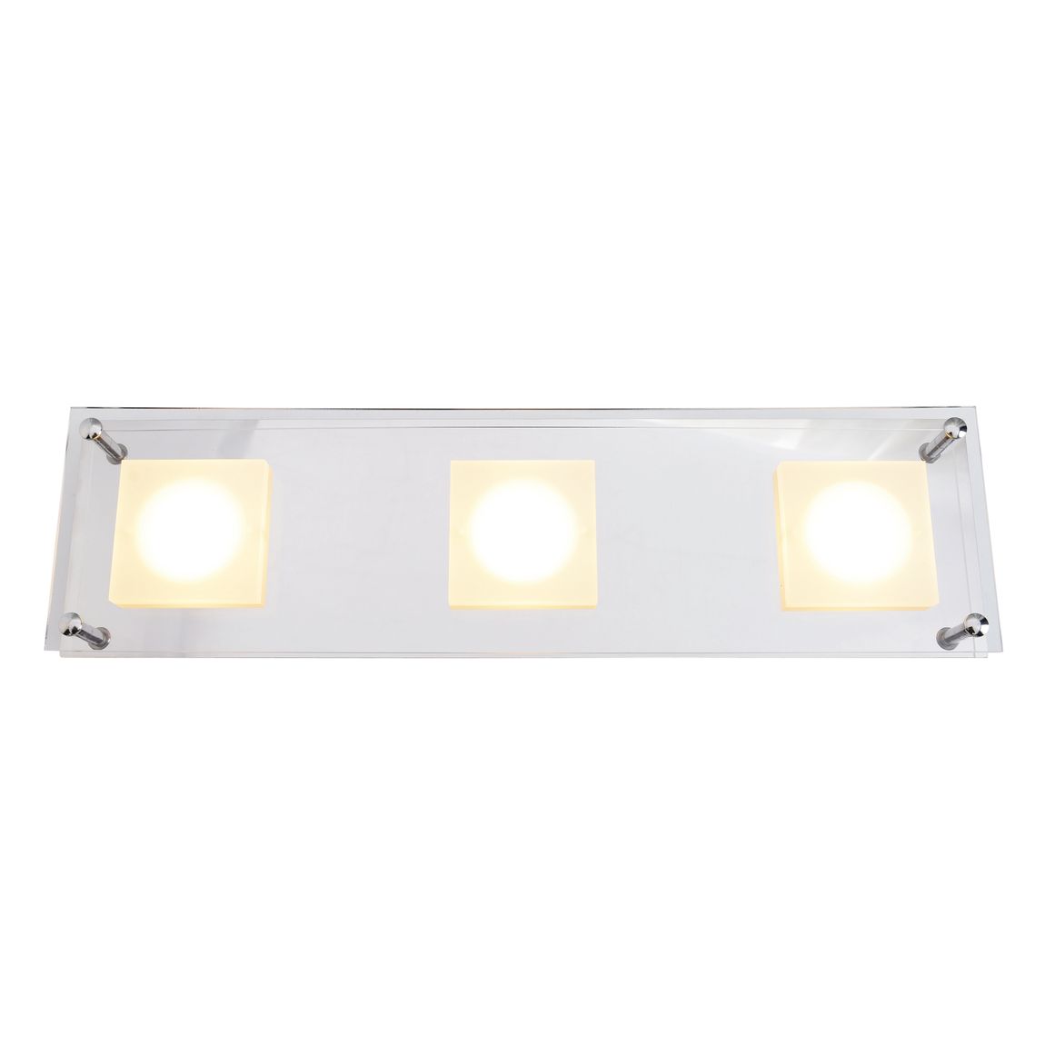 Edingburgh Wandleuchte LED 44x12cm Chrom - Voelpe