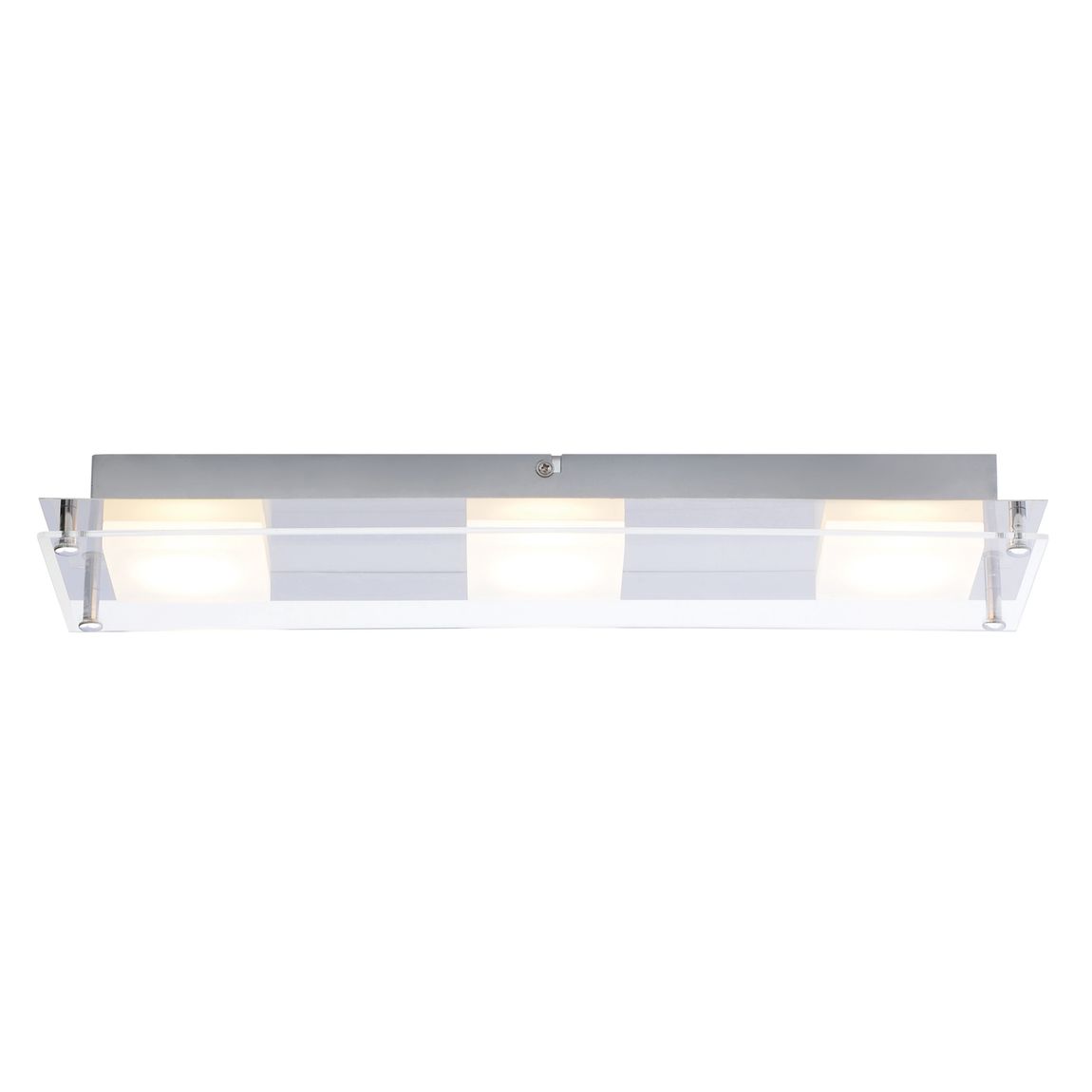 Edingburgh Wandleuchte LED 44x12cm Chrom - Voelpe