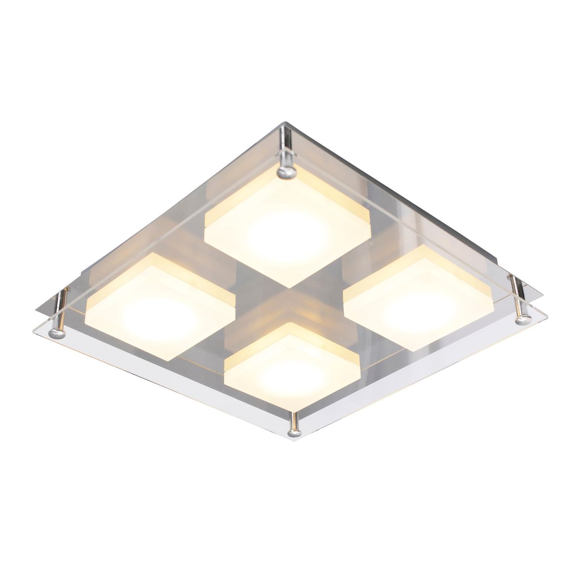 Edingburgh Wandleuchte LED Ø24cm Chrom - Voelpe