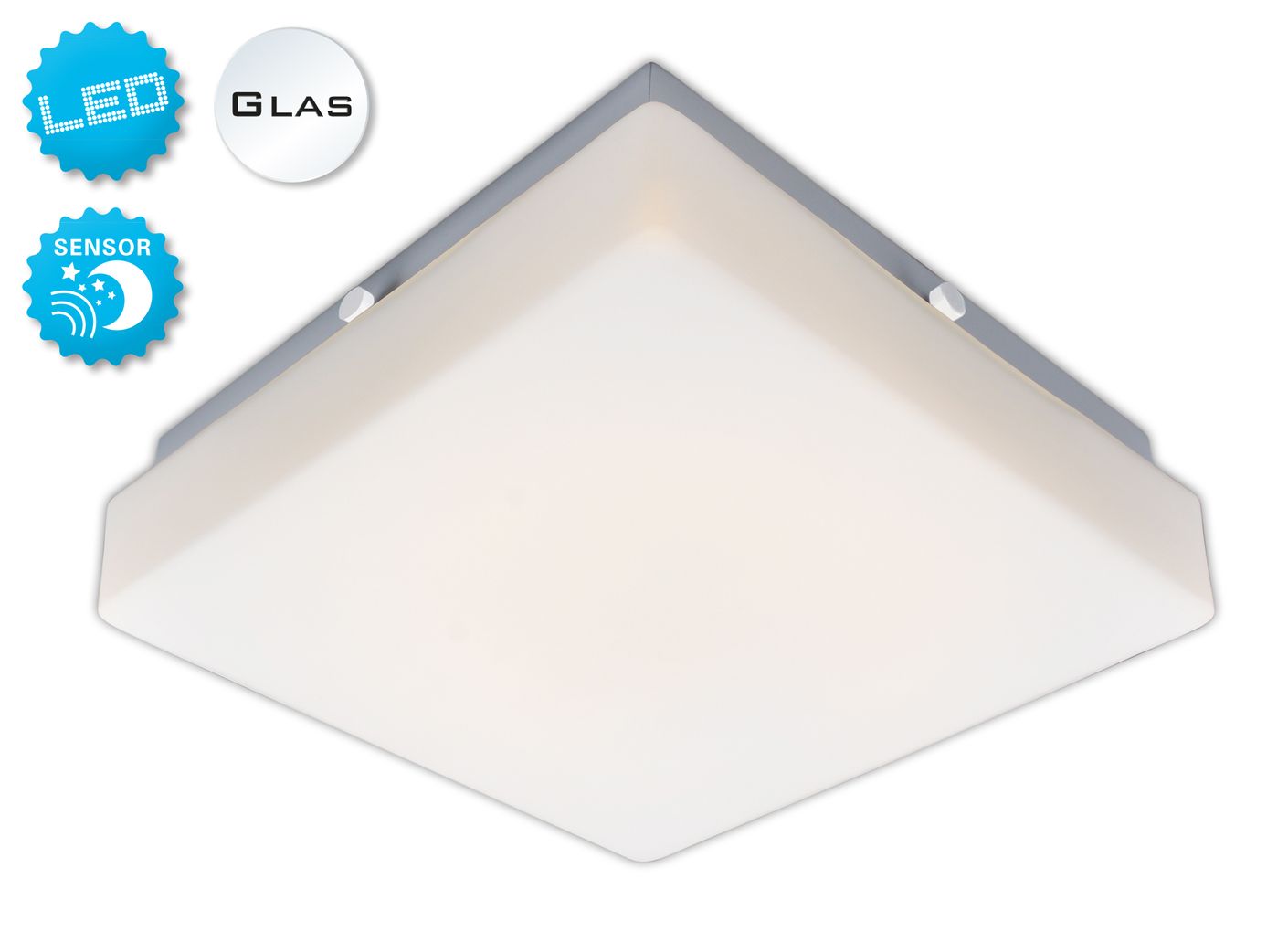 Trondheim Deckenleuchte LED 25x25cm Warmweiß - Voelpe