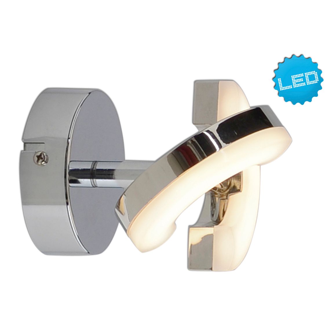 Affi Spot LED Ø8cm Chrom - Voelpe